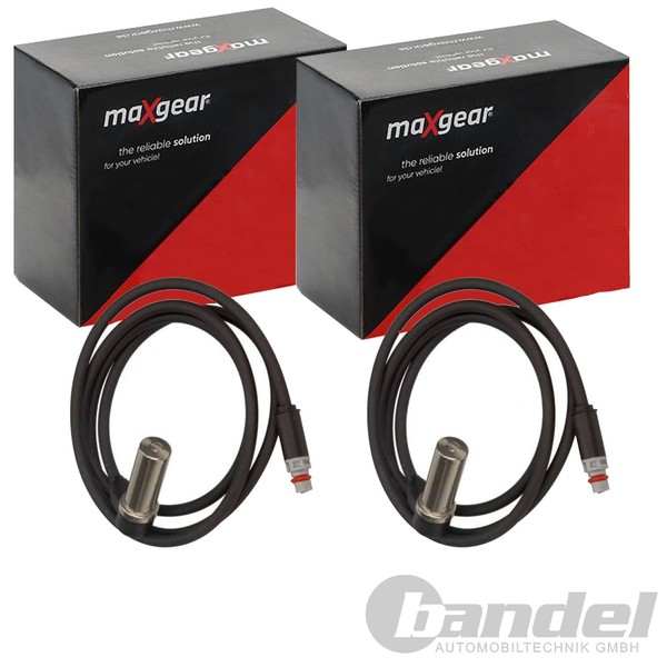 2X Maxgear ABS-SENSOREN Hinten Vorne Passend FÜR Links+Rechts | 20-0227-image