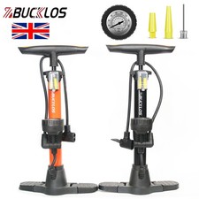  Bicycle Tire Floor Pump Pressure Gauge 160PSI MTB/Road/AM/BMX Bike A/F Valve UK