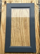 Qty 1 IKEA Axstad Matte Dark Gray 18x30 Sektion Cabinet Glass Door 104.661.16