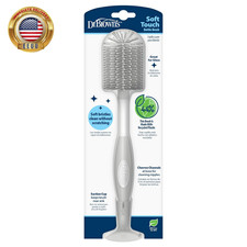 Dr. Brown'S Soft Touch Baby Bottle Cleaning Brush, Gray, 1-Pack                