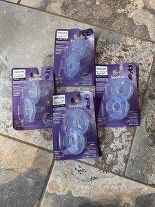 Philips Avent Soothie Pacifier 0-3 Months - Blue 4 Packs 8 Pacifiers New Sealed