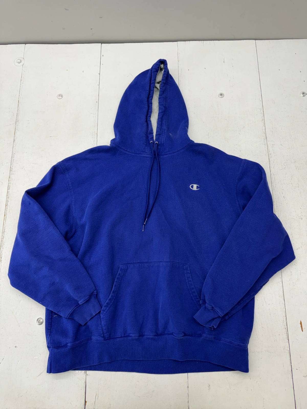 Champion Eco Solid Royal Blue Basic Pullover Hood… - image 1