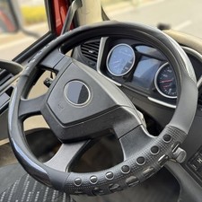 XL Size 17.5-18 in Race Grip Steering Wheel Cover for Semi Truck, Fits RV,