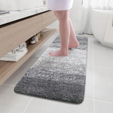 Arotive Microfiber Bathroom Rugs Shaggy Soft Absorbent Non-Slip Plush Bath Mat 5