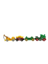 Brio Wooden Train BUSYTOWN TRAIN Richard Scarry's Set Lot Of 4 Cars