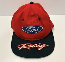 VTG Ford Racing Snapback Ball Cap Hat Nascar Made In The USA