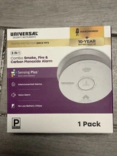 Universal Security Instruments Smoke & Carbon Monoxide Detector with Voice Alert