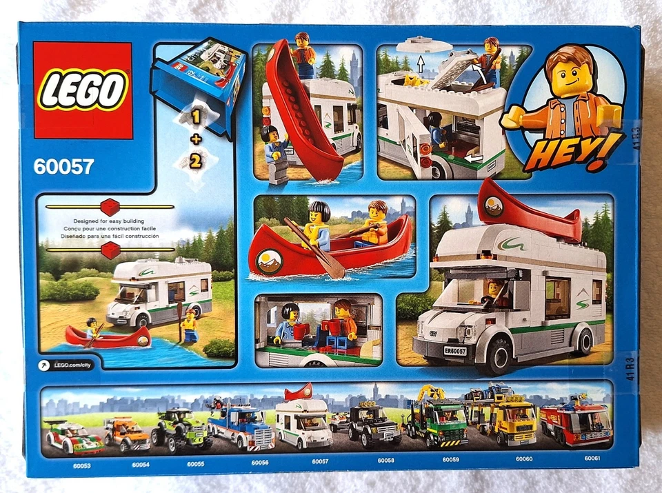 LEGO CITY Camper Van 60057 Used Complete All Pieces, Box, and Instructions - Image 2 of 4