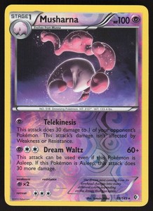 Musharna 69/149 Reverse Holo Rare Boundaries Crossed LP