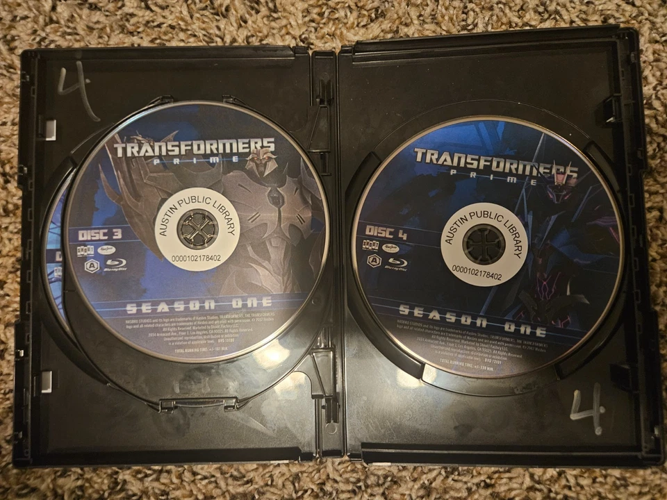 Transformers Prime: Season One Blu-ray *Shout Factory*  OOP SEE DESCRIPTION - Image 3 of 4