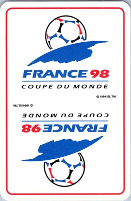 France 98, Couple Du Monde, World Cup - Single Swap Playing Card