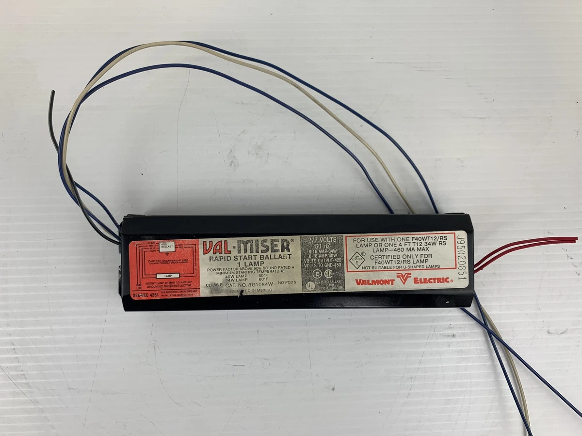 1 lamp t12 on sale ballast