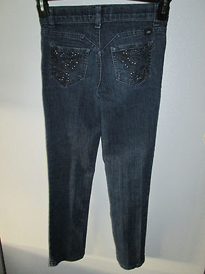 Jeans Fille L.E.I Chelsea Taille 10 - Coupe Basse, Jambe Bootcut Avec Boutons Blingy