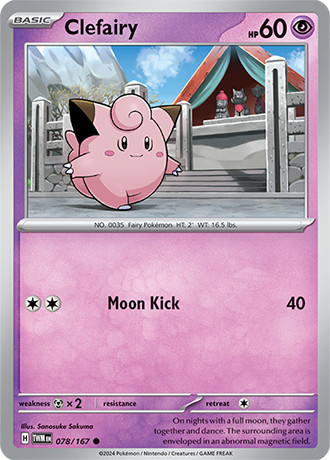 Preços baixos em Cartões TCG Clefairy Pokémon | eBay