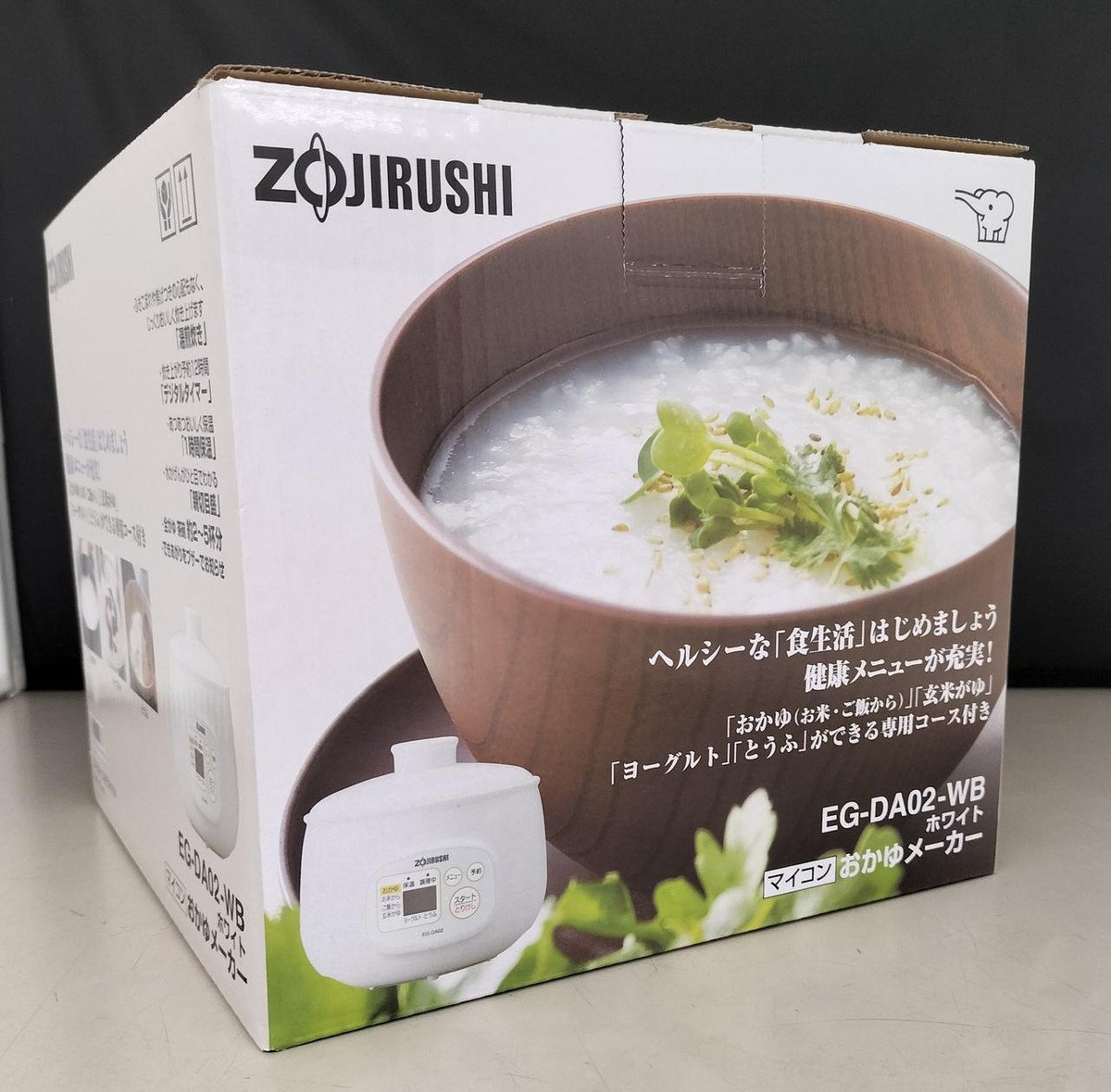 象印 マイコンおかゆメーカー 茶わん5杯分 EG-DA02-WB ホワイト セール