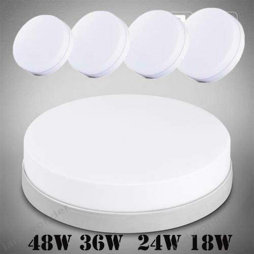 LED Ceiling Light Round Panel Down Lights Bathroom Kitchen Living Room Wall Lamp - Picture 1 of 26