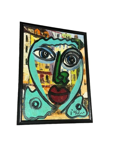 PETER KEIL VINTAGE NYC NUDE PAINTING - FRAMED 19” X 25” - Picture 3 of 13