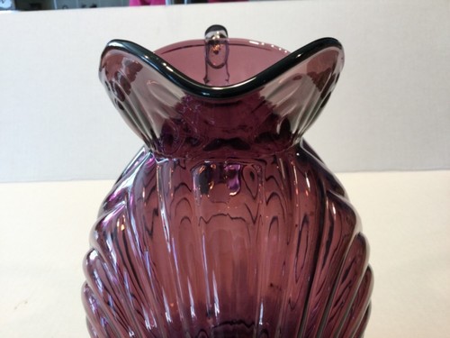 Cambridge Caprice Amethyst 8 3/4" 80 oz Doulton Pitcher - Picture 5 of 10