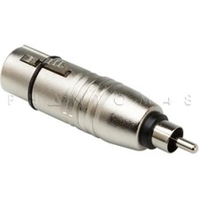 Hosa Technology GXR-134 XLR Female to RCA Male Unbalanced Connector Adapter NEW