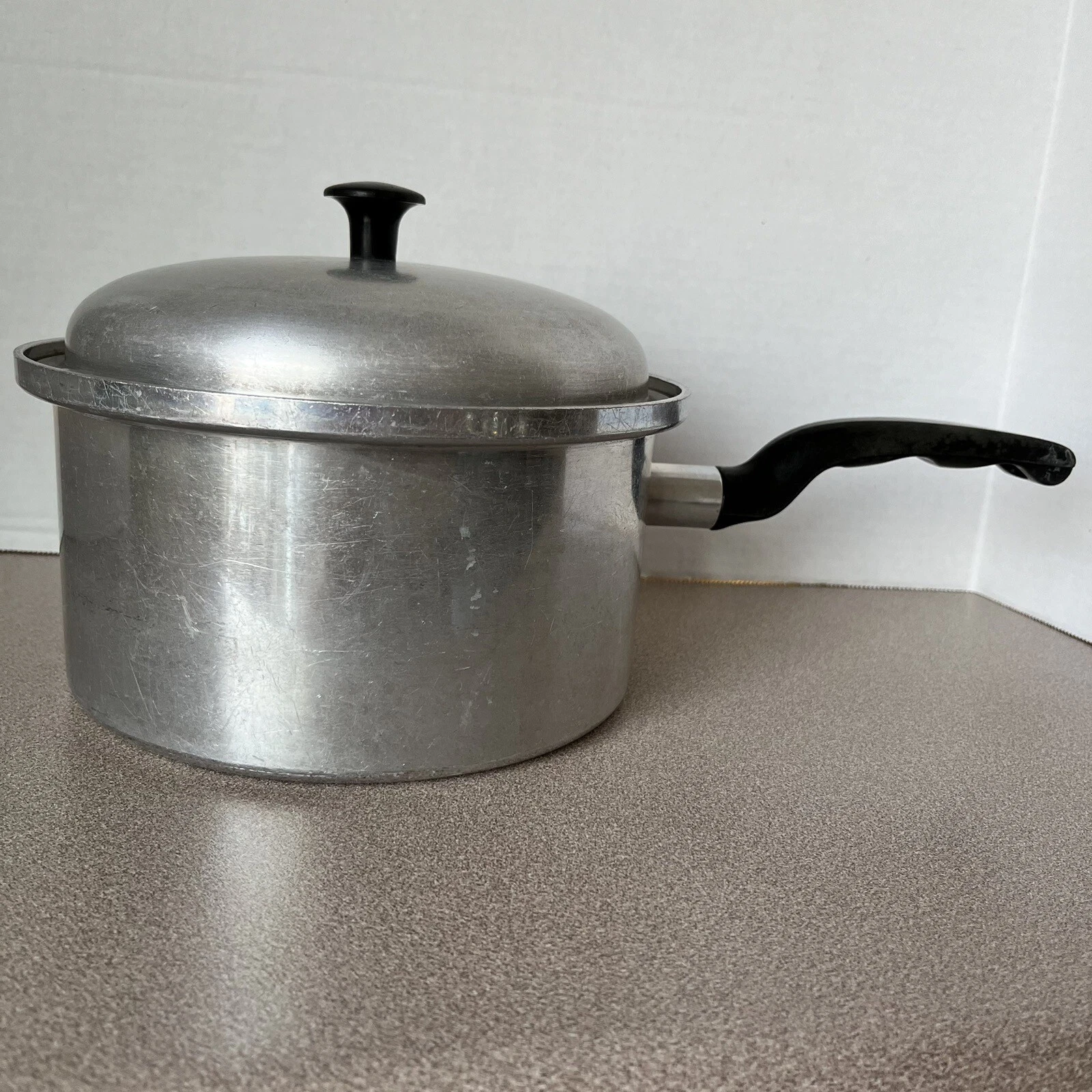 Vtg Vita Craft # 203 Sauce Pan Pot with Lid 3 qt 8” X 4” (BC)