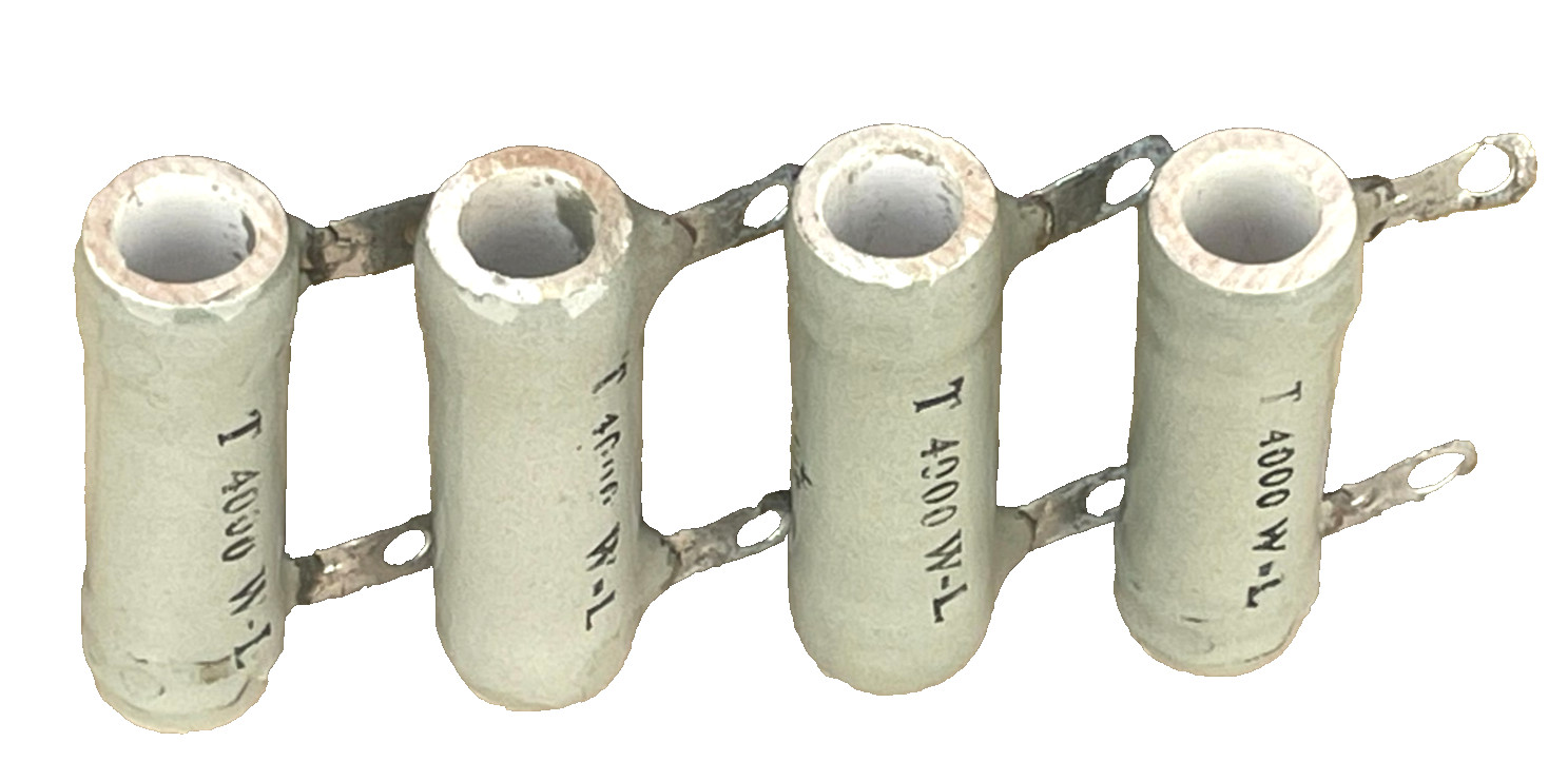 Ward Leonard Fixed Wire Wound Resistor, 4000 Ohm 20 Watt (Lot of 4)