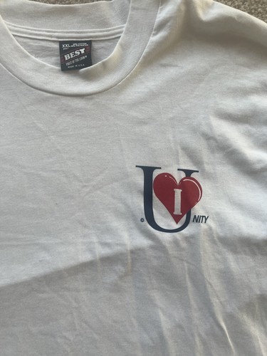 Vintage Single Stitch I Love Unity 2XL T Shirt - Picture 2 of 7