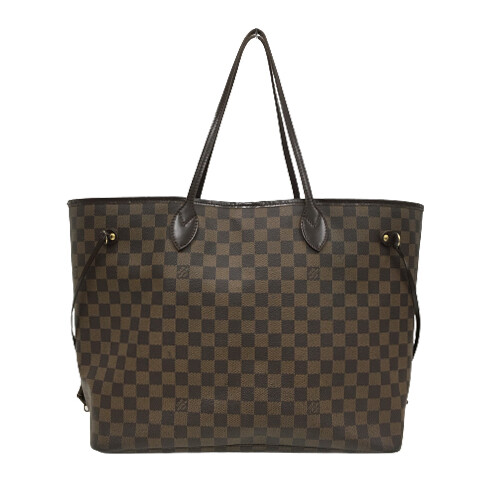 Used LOUIS VUITTON Damier Ebene Neverfull GM Tote Bag N51106 LV