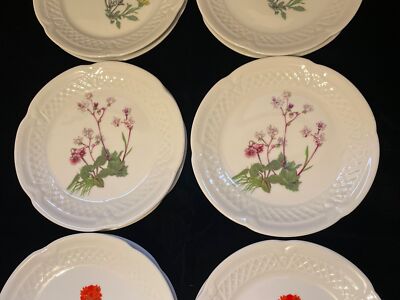 s-l400.jpg 6 Vintage Berry Haute Porcelain L Lourioux French Salad Plates main image 0