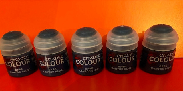 Games Workshop Citadel Base Paint  (12ml) Bundle of 5 pots