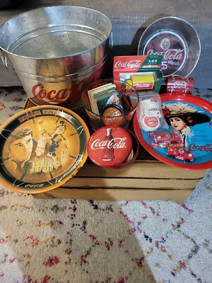 MAKE OFFER New & Vintage, Lot Of 13 Pieces, Coca-Cola  Collectibles 