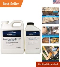 Clear Low Viscosity Epoxy Sealer for Wood Restoration - Quart, Easy Application