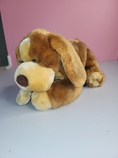 VTG. Animal Alley Darby Hound Dog 13" Plush Brown Tan Toys R Us 2000