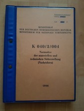 NVA Vorschrift K040/3/004 Materielle Sicherstellung Nachrichten 1986