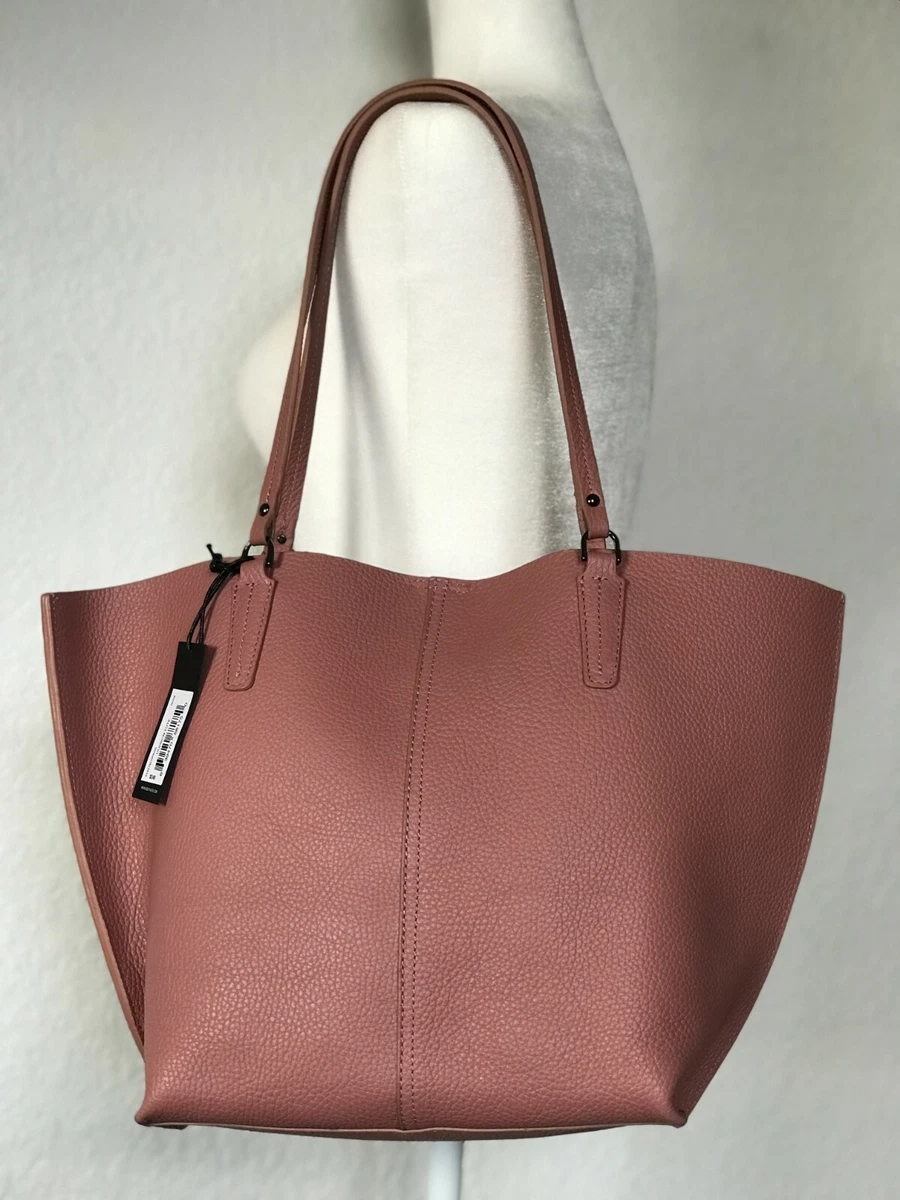 $248 NWT BOTKIER LEATHER HUDSON W/REMOVABLE POUNCH ROSE TOTE SHOULDER BAG |  eBay