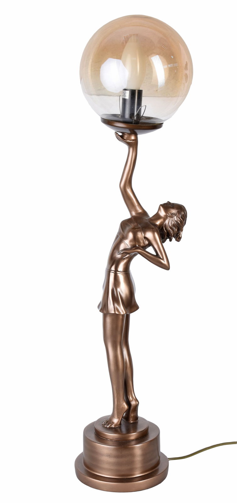 Tischlampe Art-Déco mit Frauenfigur (Gebraucht) in Oberwil BL für CHF