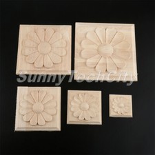 Classic Wood Corner Onlay Applique Furniture Home Carved Door Cabinet Door Decal