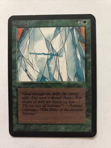 Wall of Ice X (1) Alpha - EX/NM *See Scans* 4RCards - Picture 1 of 2