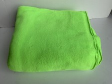 Neon Green Solid Fleece Fabric 105 Inches X 58" Wide Blankets almost 3 yards