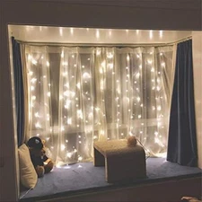 Twinkle Star Strips/Stars LED Curtain String Lights Window Lights Curtain Decor