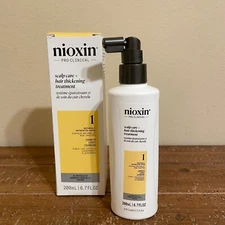 Nioxin Pro Clinical 1 Scalp Care + Hair Thickening Treatment 6.7 oz   nib fresh