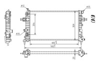 Hart KüHler WasserküHler FüR Opel Astra H L48 1.4 1.8 A04 1.2 L35 L08 A05 1.6