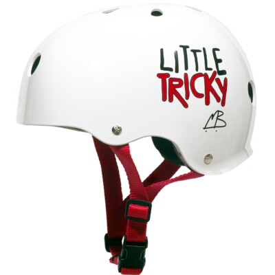 Triple 8 Little Tricky Kids Junior mit EPS Helm - Gloss White