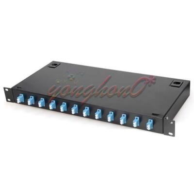 Fiber Optic Terminal Box 24 core LC with adapter pigtail 12 Ports Patch Panel #W