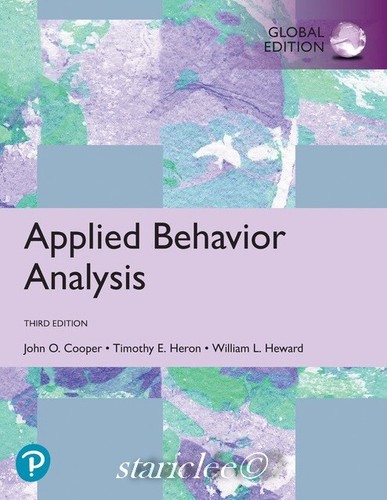 NEW Applied Behavior Analysis 3E Heward Heron John Cooper 3rd Paperback ...