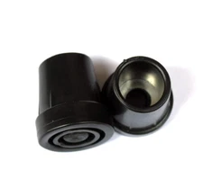 2 Pcs Cane Tips 3/4 Inch Heavy Duty Rubber Cane Tips Anti Slip TPR Replacement