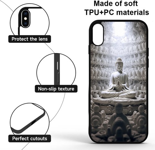 Durable Case guanyin Bodhisattva statue For Samsung A15 A16 S23 S24 S25 Ultra FE - 第 19/25 張圖片