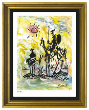Pablo Picasso "Don Quixote" Signed & Hand-Numbered Ltd Ed Print (unframed) Pablo Picasso "Don Quixote" Signed & Hand-Numbered Ltd Ed Print (unframed)