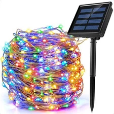 100-300 LED Solar Fairy Lights Outdoor String Garden Party Christmas Xmas Lamp