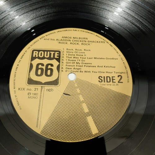 AMOS MILBURN - Rock Rock Rock Vinyl LP Blues Route 66 KIX-21 Gatefold MINT / NM - Picture 4 of 4
