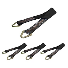 USA 4 Pack 2" x 18" Axle Strap Race Car Auto Hauler Tow Truck Wheel Tie Down